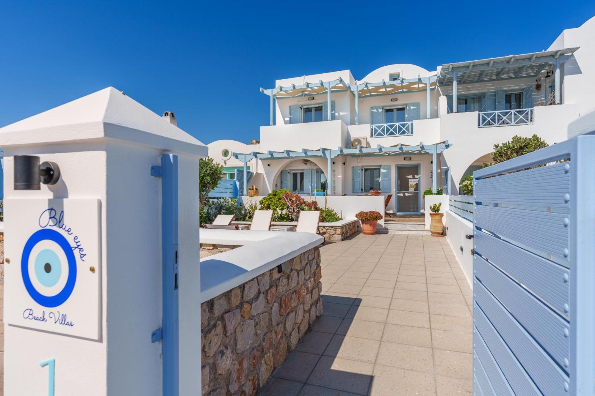 Blue Eyes Beach Villas Monolithos Dış mekan fotoğraf